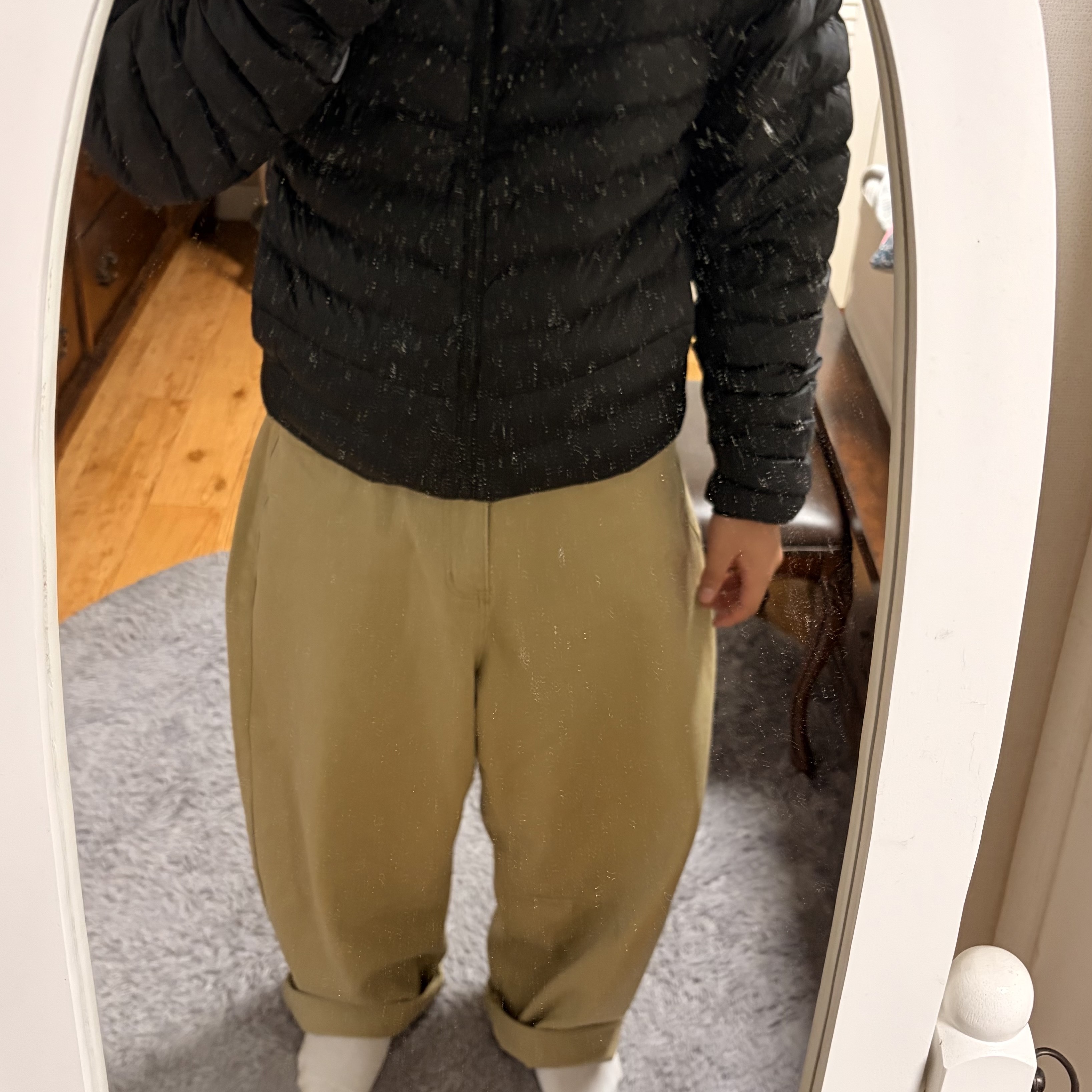 Rab Cirrus Alpine Insulated Jacket Black 착용 스타일