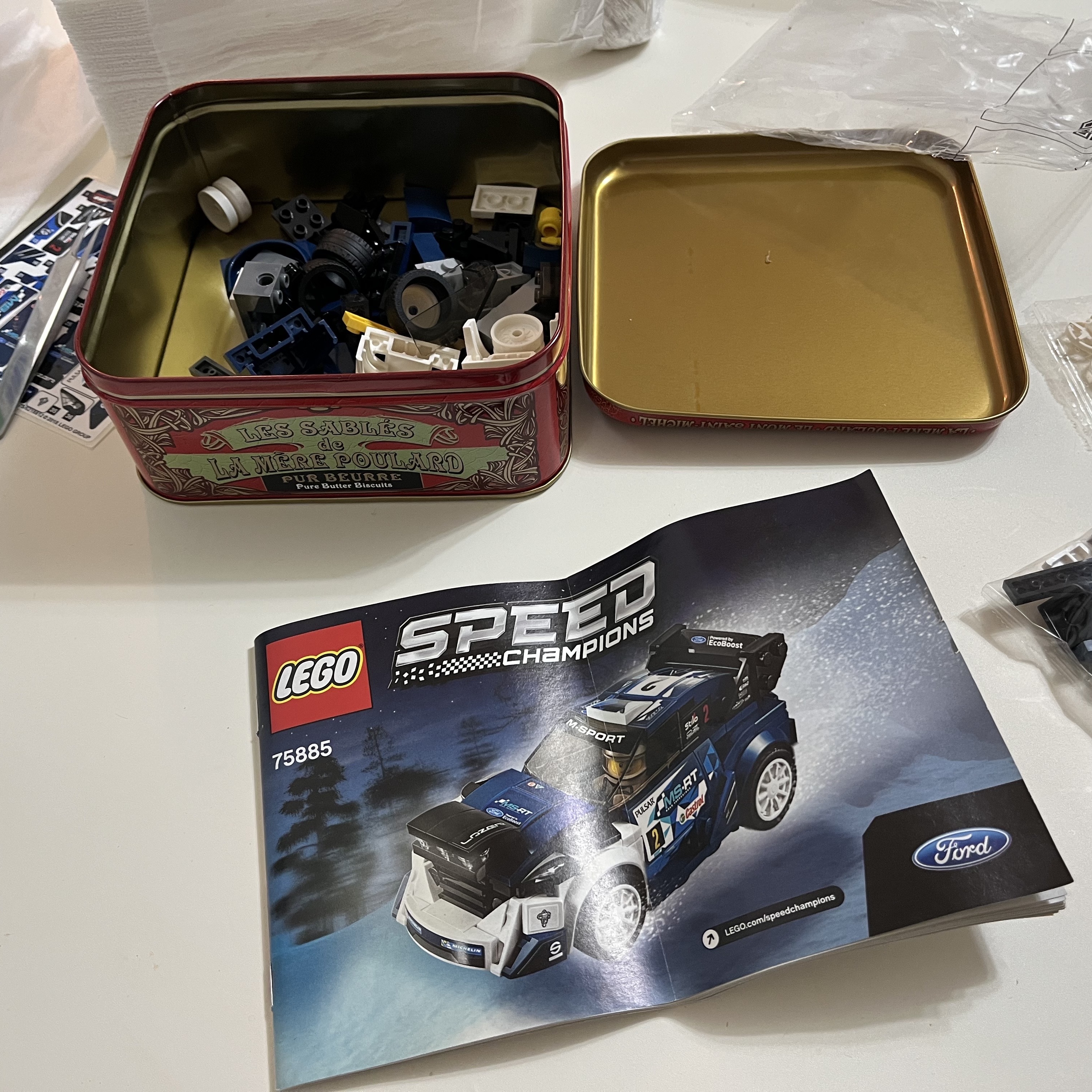 Lego Ford Fiesta M-Sport WRC 착용 스타일 - 2