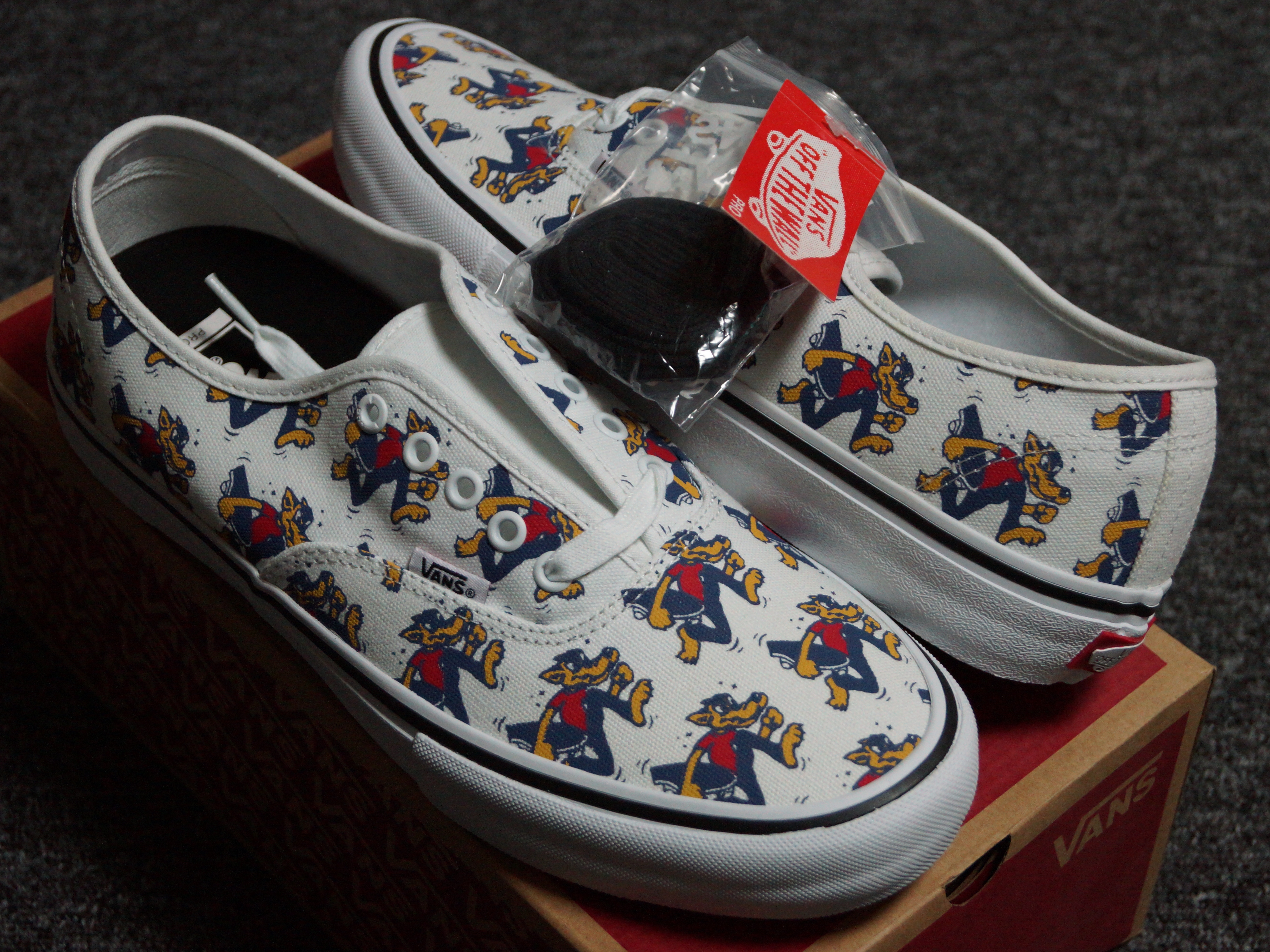 Vans Authentic Pro Skate Wolf White 착용 스타일