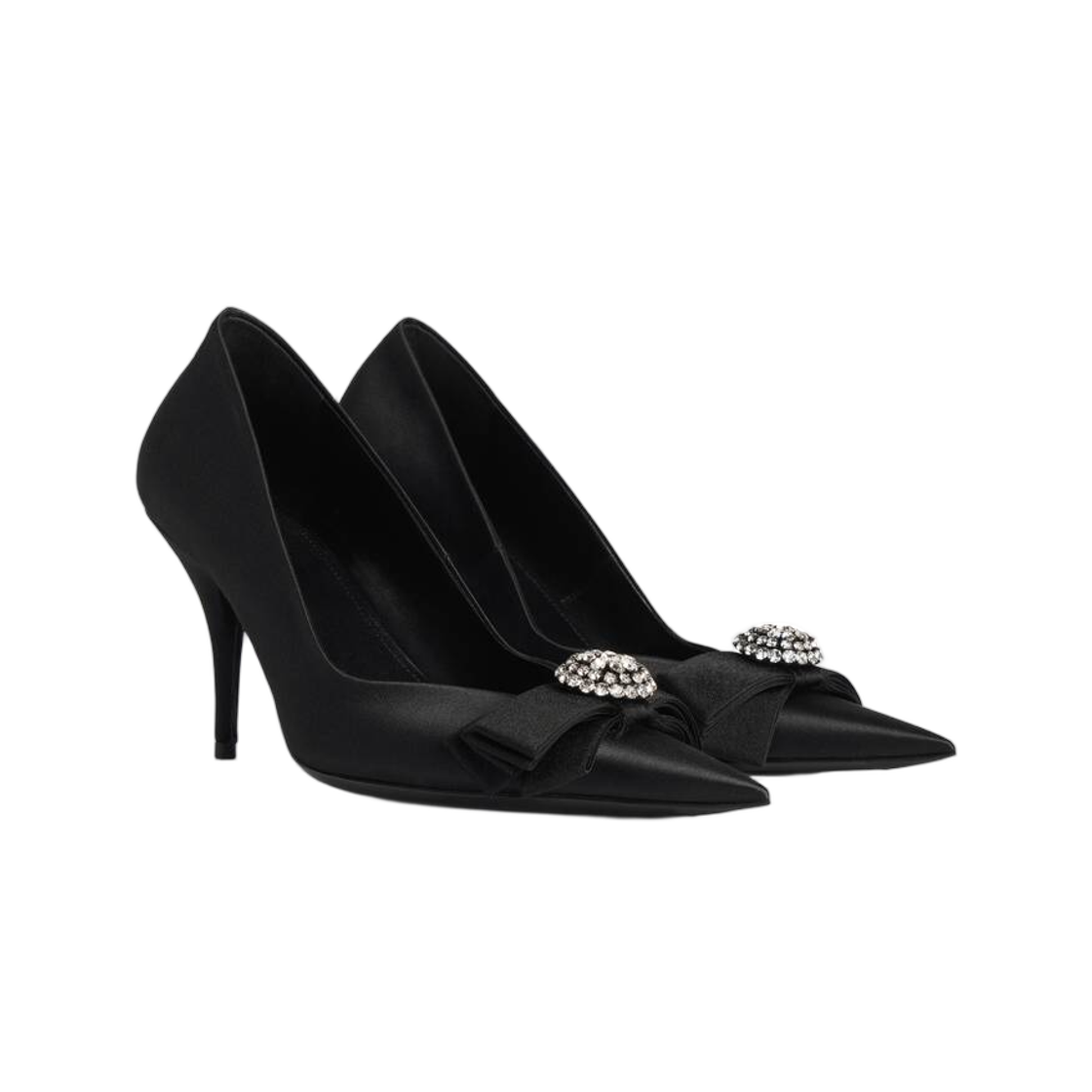 (W) 발렌시아가 에비뉴 팔라초 펌프 블랙((W) Balenciaga Avenue Palazzo Pump Black) - 2