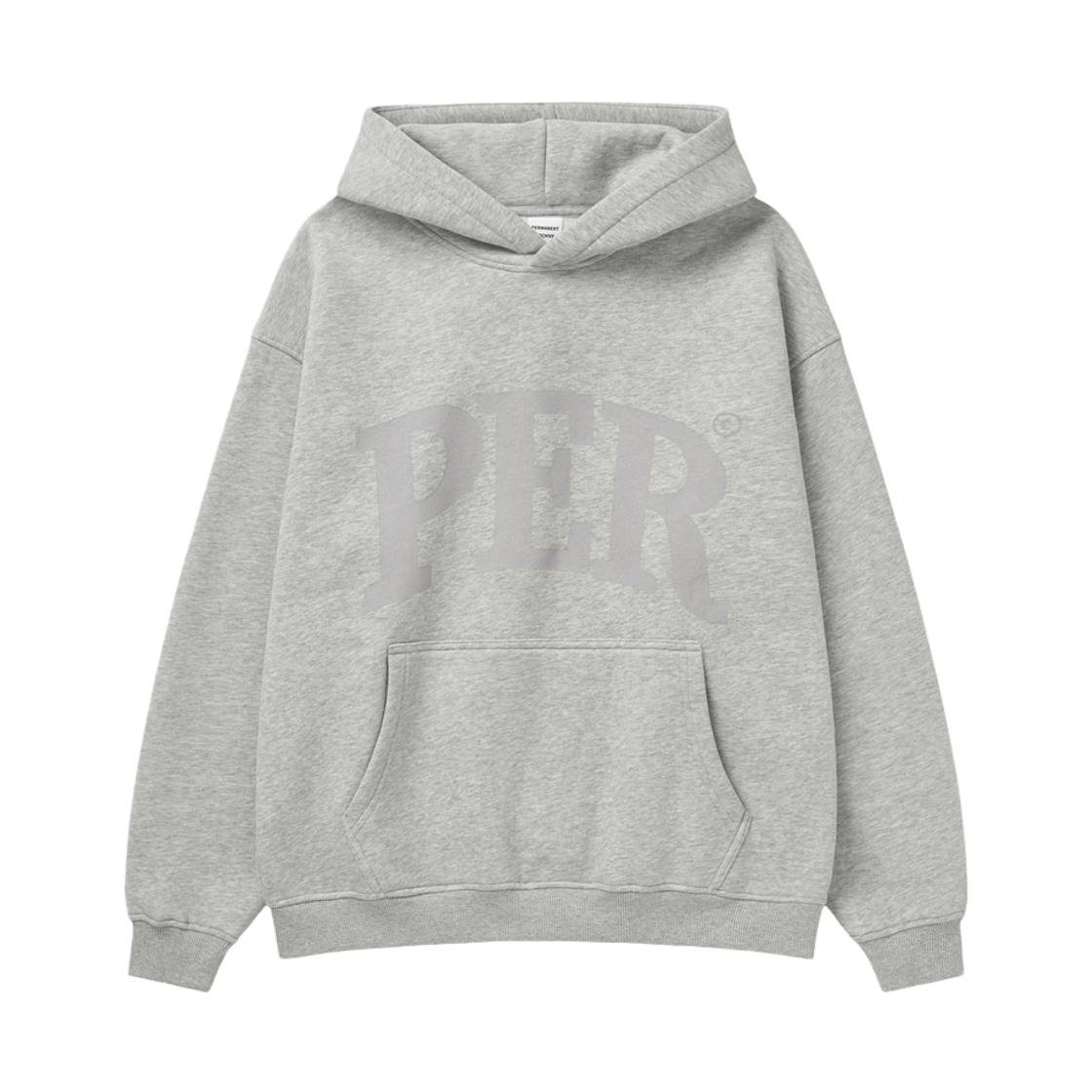 퍼머넌트 아카이브 컴퍼터블 PER 후드티 멜란지 그레이