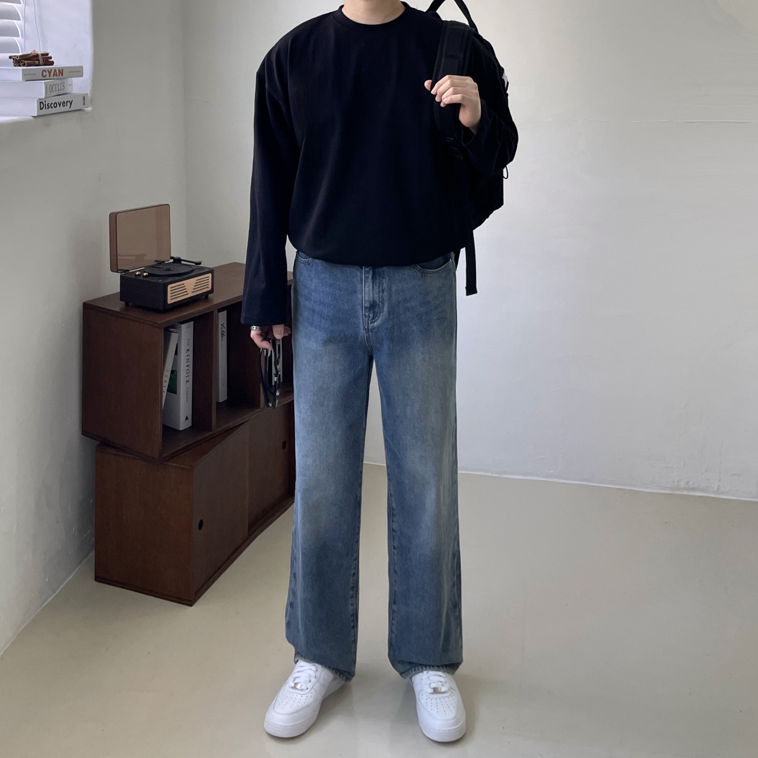 Nike Air Force 1 '07 Low White 착용 스타일 - 1