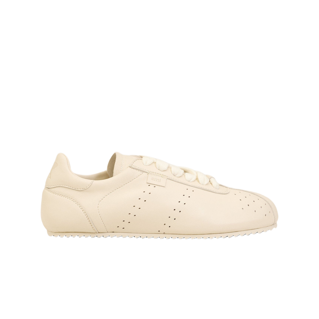 아미 로우탑 스텝 스니커즈 아이보리(AMI Low Top Step Sneakers Ivory)