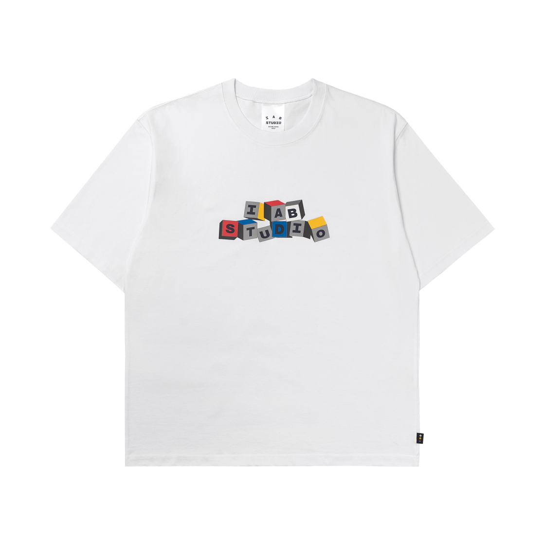 아이앱 스튜디오 티셔츠 블록 화이트(IAB Studio IAB T-shirt Block White)