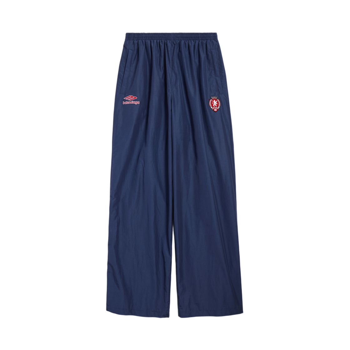 857656TPQ386641 Balenciaga 3B Football Tracksuit Pants New Dark Navy