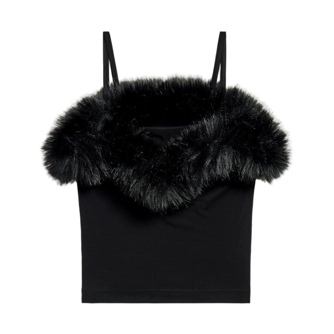 (W) 발렌시아가 스트랩 탑 블랙((W) Balenciaga Strap Top Black) - 2