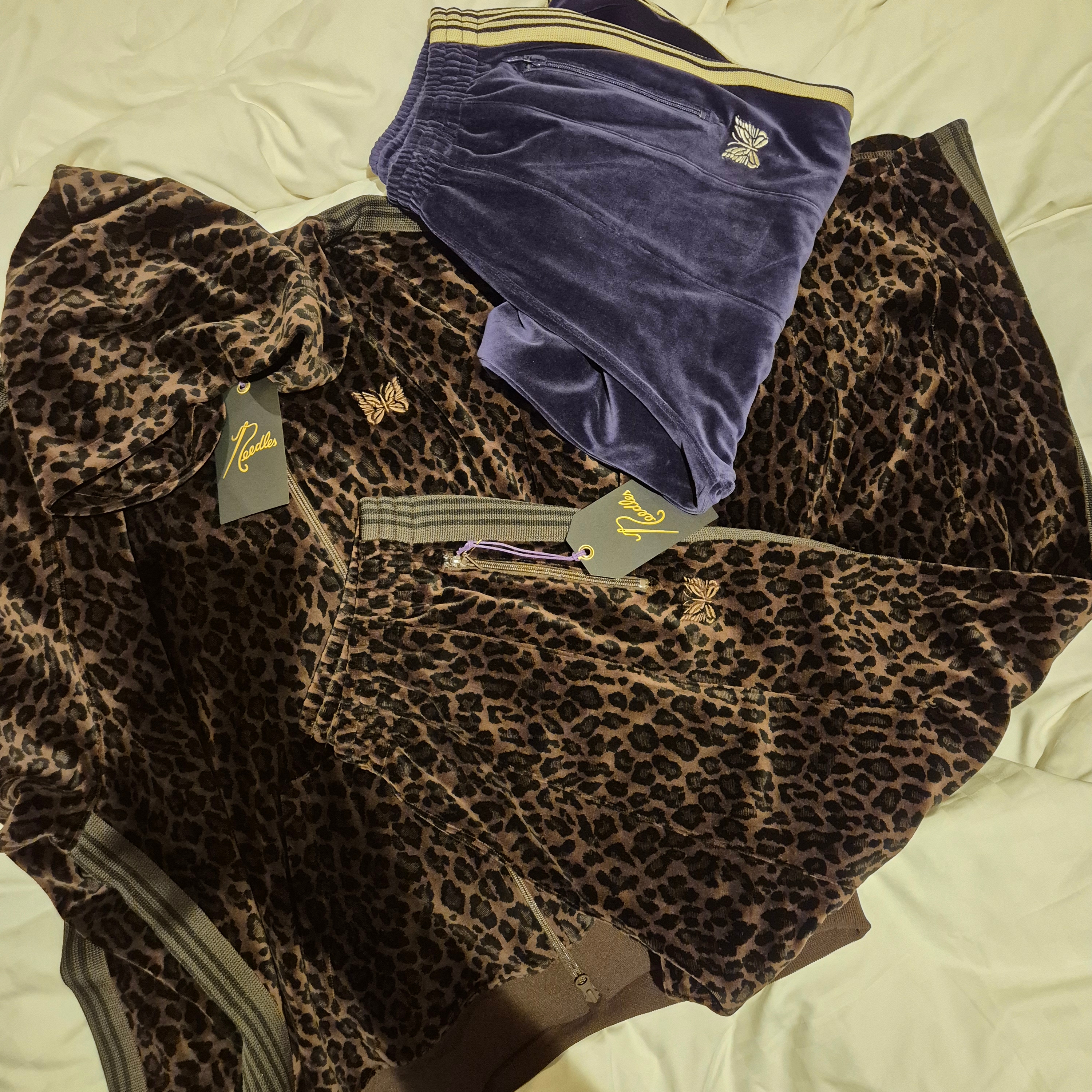 Needles Track Hoody C/PE Velour Brown, Needles H.D. Track Pant C/PE Velour Brown 착용 스타일