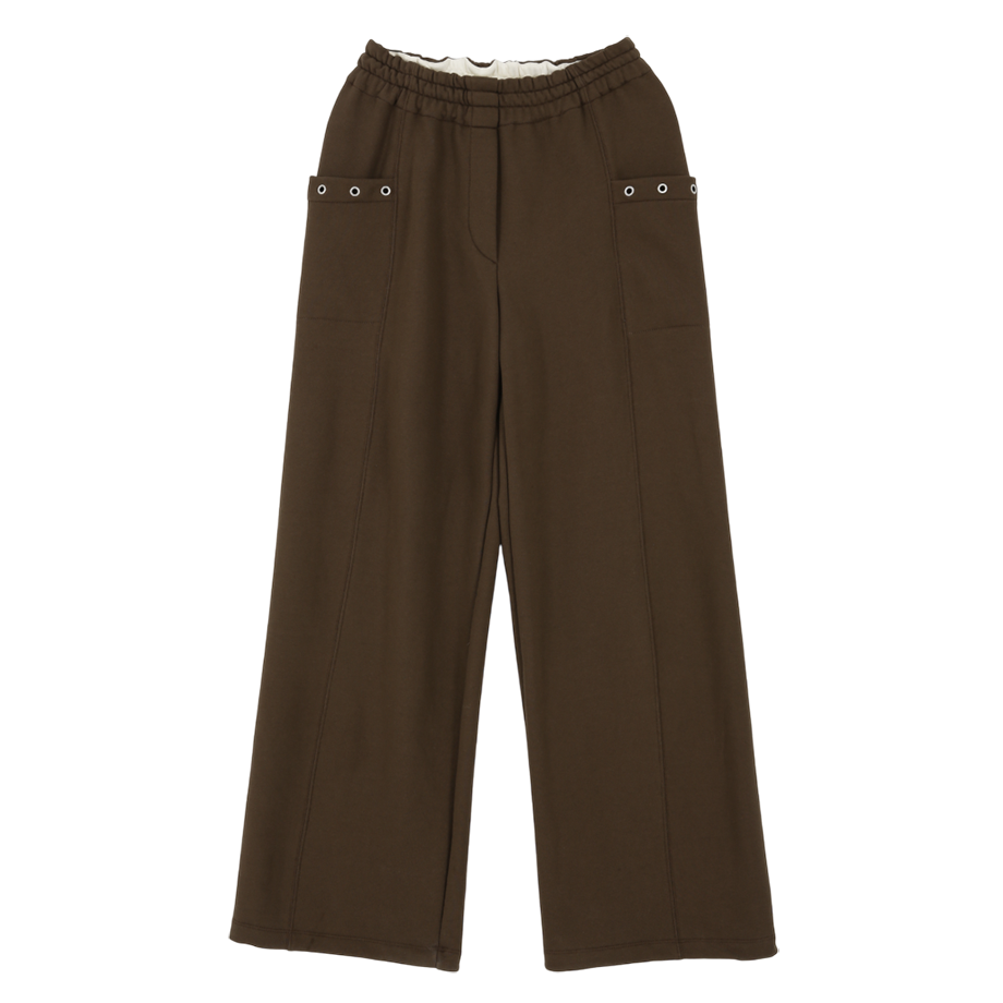 A25FWPT68BR0F Asura Fleece Color Flip Sweatpants Brown
