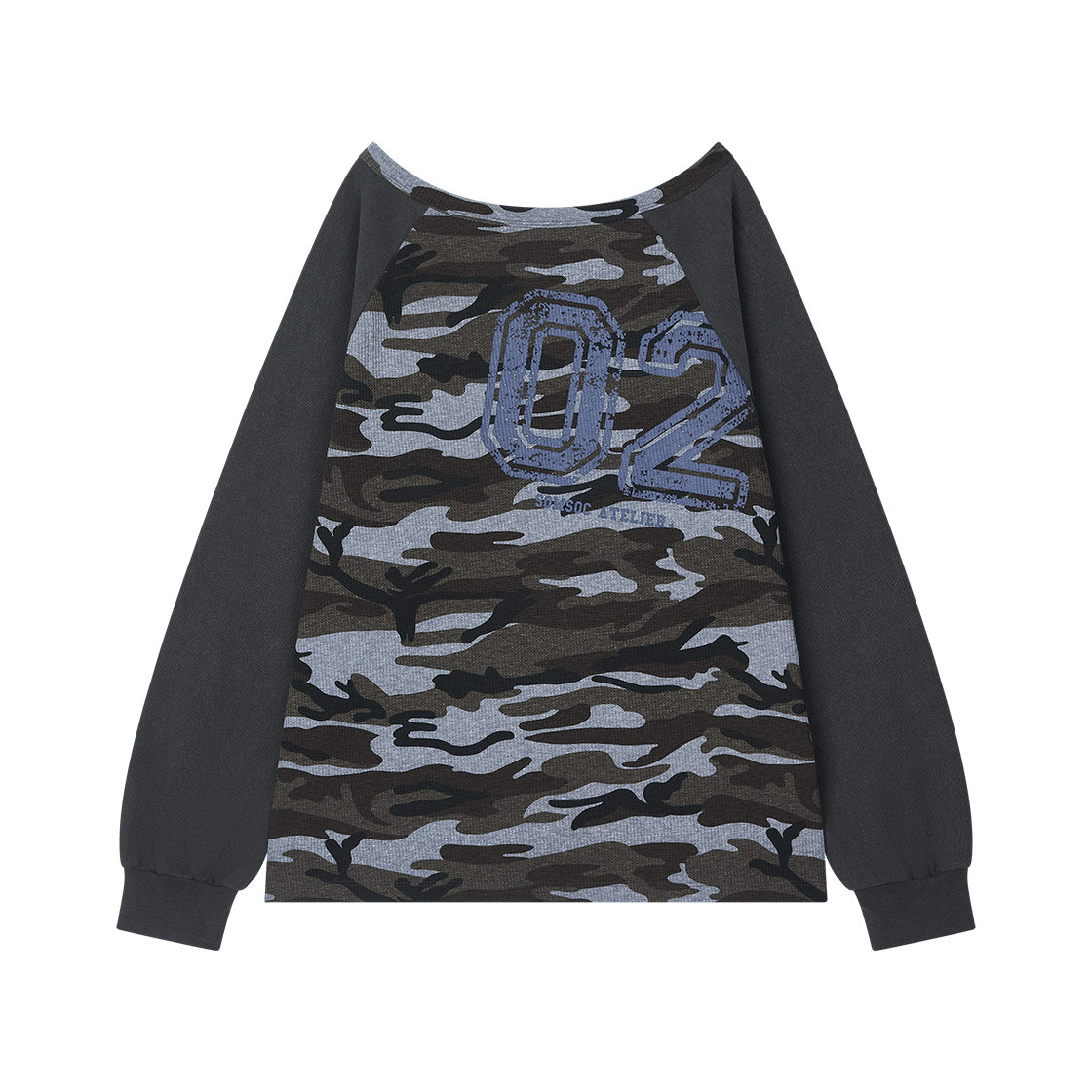 솜속 텔리 카모 레글런 탑 챠콜