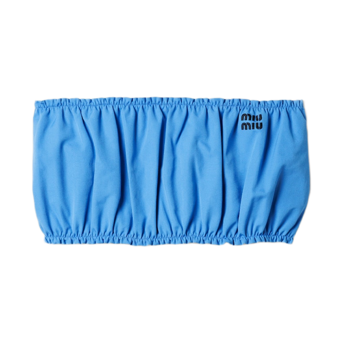 TP9163-1BMS-F0237 (W) Miu Miu Poplin Top Periwinkle Blue