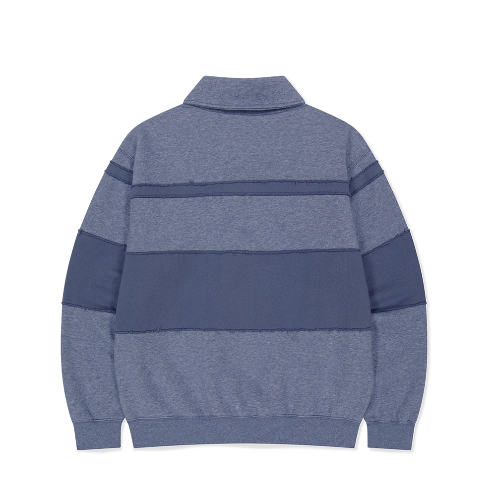 [5% 적립] 썬러브투어 레이어드 스웻 폴로 헤더 네이비([5% 적립] sunlovetour Layered Sweat Polo Heather Navy) - 2