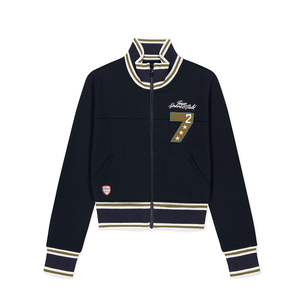 SL253TOWLS51BK [트리플적립]SUNLOVE W Patch Track Jacket Black