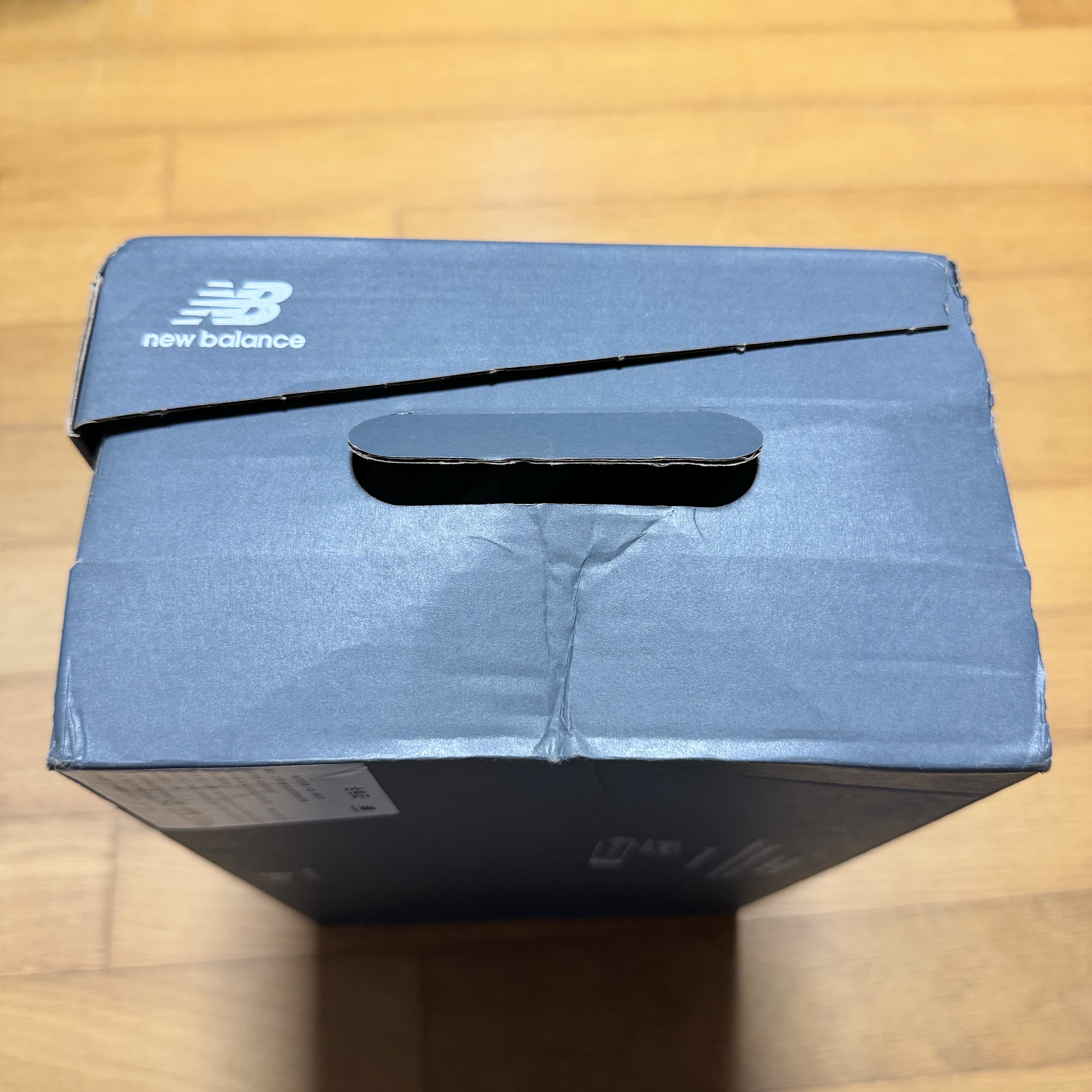 New Balance x Pottery 574 Premium Hard Navy 착용 스타일 - 4