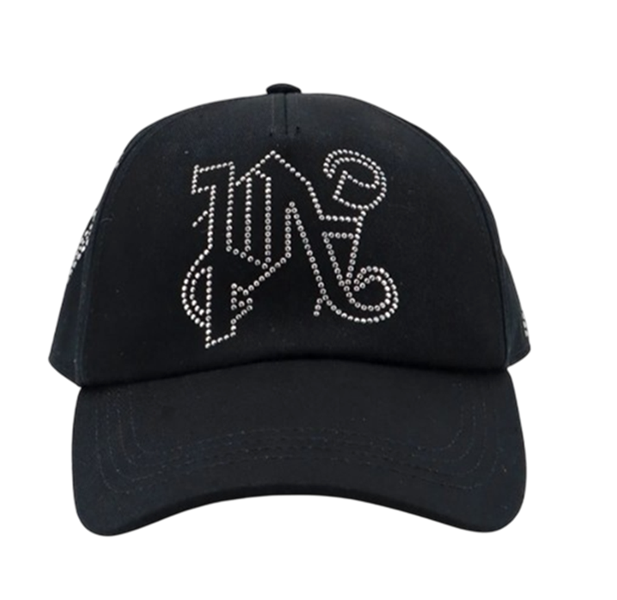 팜엔젤스 PA 밀라노 캡 - 블랙(Palm Angels Pa Milano Cap - Black)