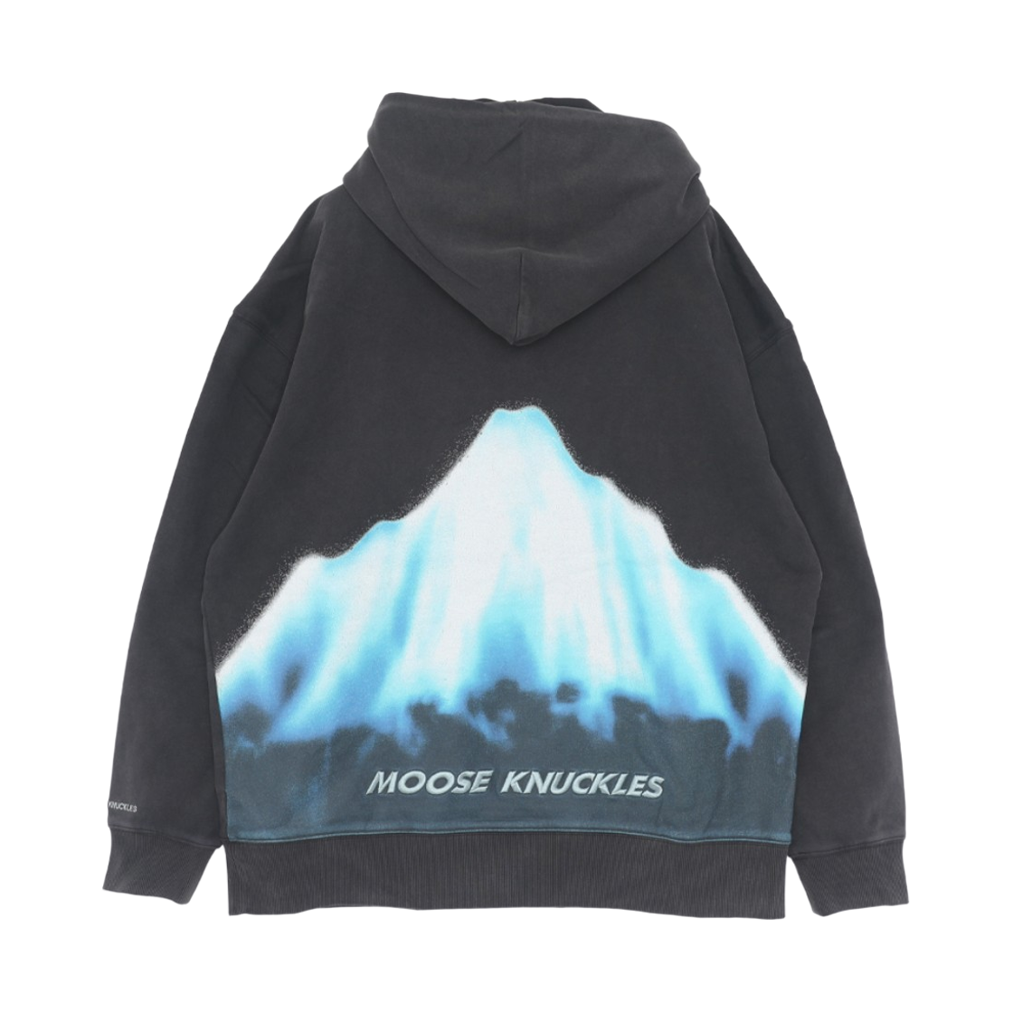 M34MS700H292 Moose Knuckles Pullover Hoodie Black