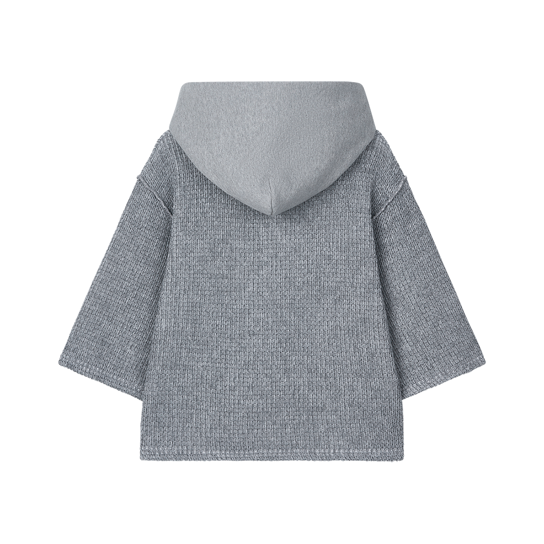 솜속 아틀리에 니티드 후디 멜란지 그레이(SOMSOC Atelier Knitted Hoodie Melange Grey) - 2