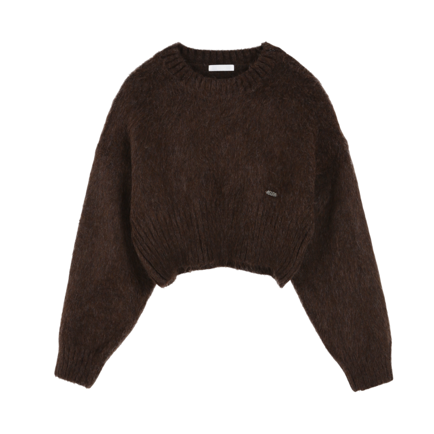 A25FWKN29BR0F Asura Hairly Brush Knit Brown