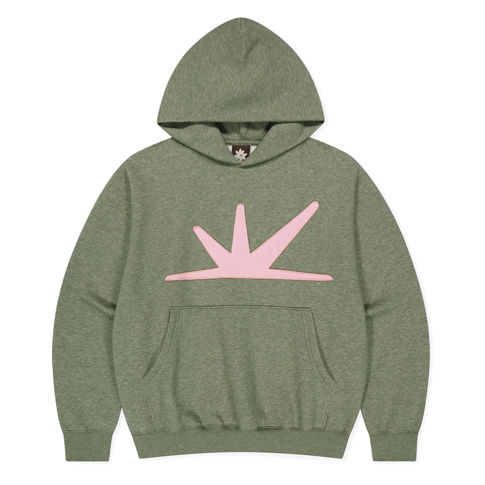 SLCO0TSWHO02HOV [트리플적립]SUNLOVE Daybreak Brushed Hoodie Heather Olive
