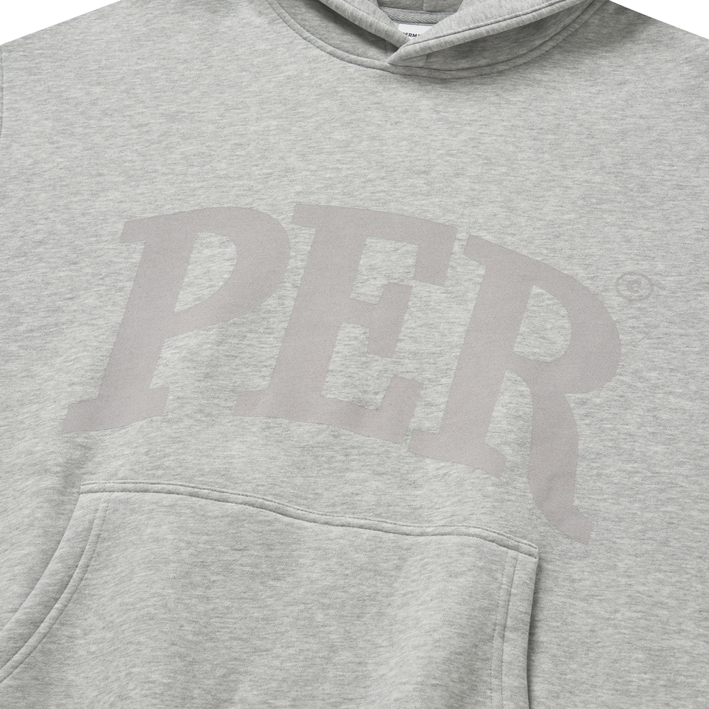퍼머넌트 아카이브 컴퍼터블 PER 후드티 멜란지 그레이(Permanent Archive Comfortable Per Hoodie Melange Gray) - 5