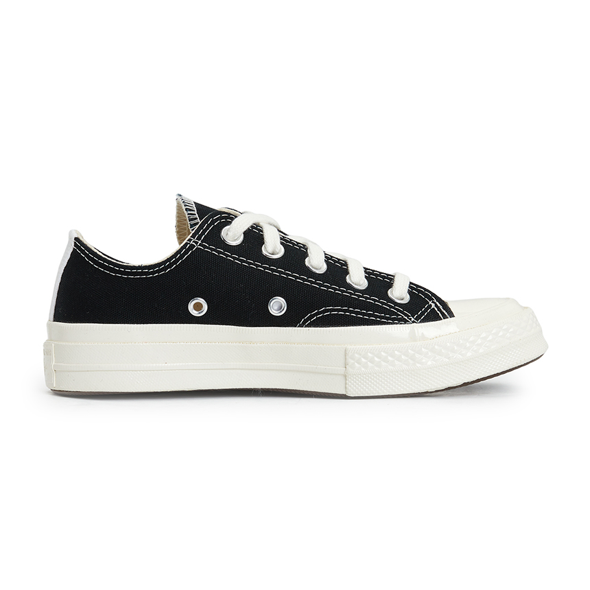 [15% 쿠폰] 컨버스 x 플레이 꼼데가르송 싱글 하트 척 70 로우 블랙([15% 쿠폰] Converse x Play Comme des Garcons Single Heart Chuck 70 Ox Black) - 5
