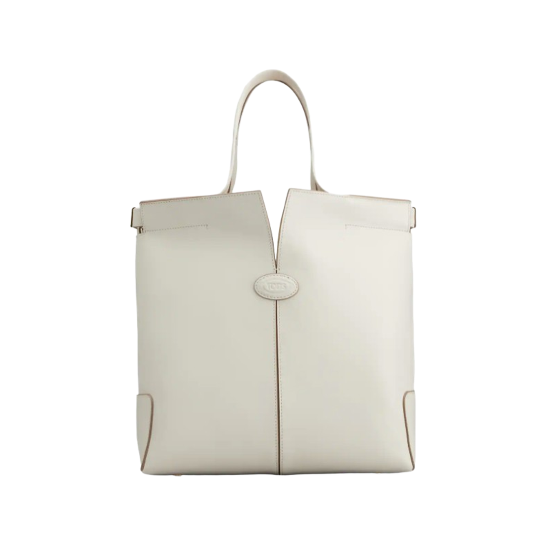 XBWDBMAT200RORB015 Tod's Di Bag Folio in Leather Small Off White