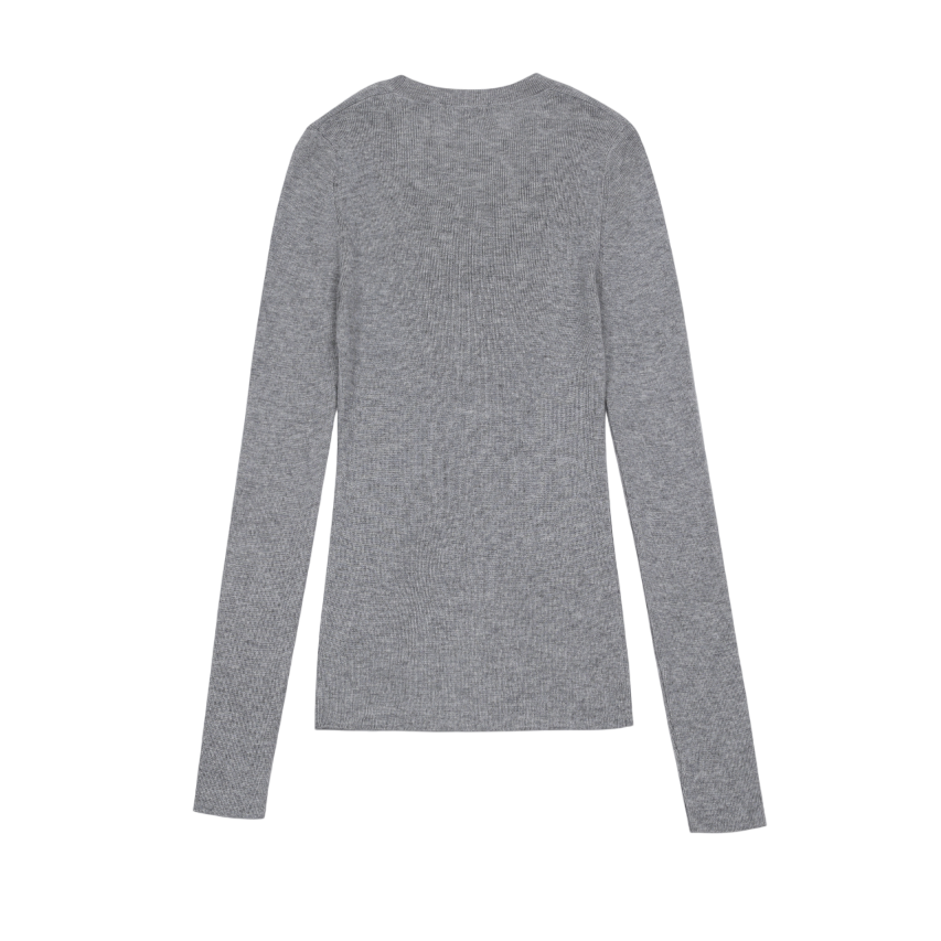 아수라 AS 베이직 울 라운드 니트 그레이(Asura As Basic Wool Round Knit Grey) - 2