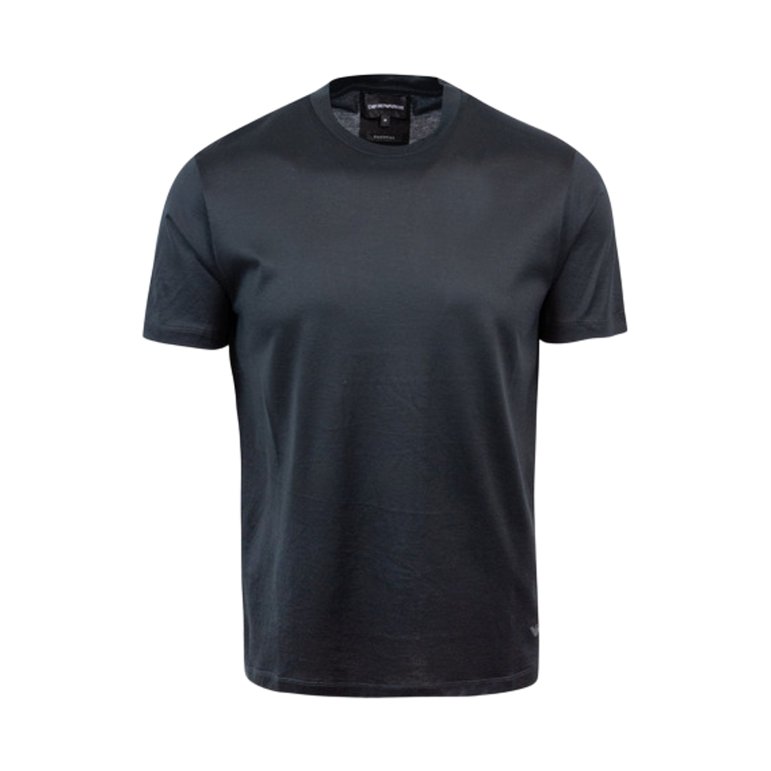 8N1TE81JUVZ0999 Emporio Armani Logo Cotton T-Shirt Black