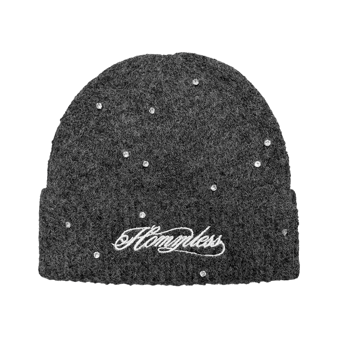 홈리스 잼 스캐터 비니 차콜(Hommless Gem Scatter Beanie Charcoal)
