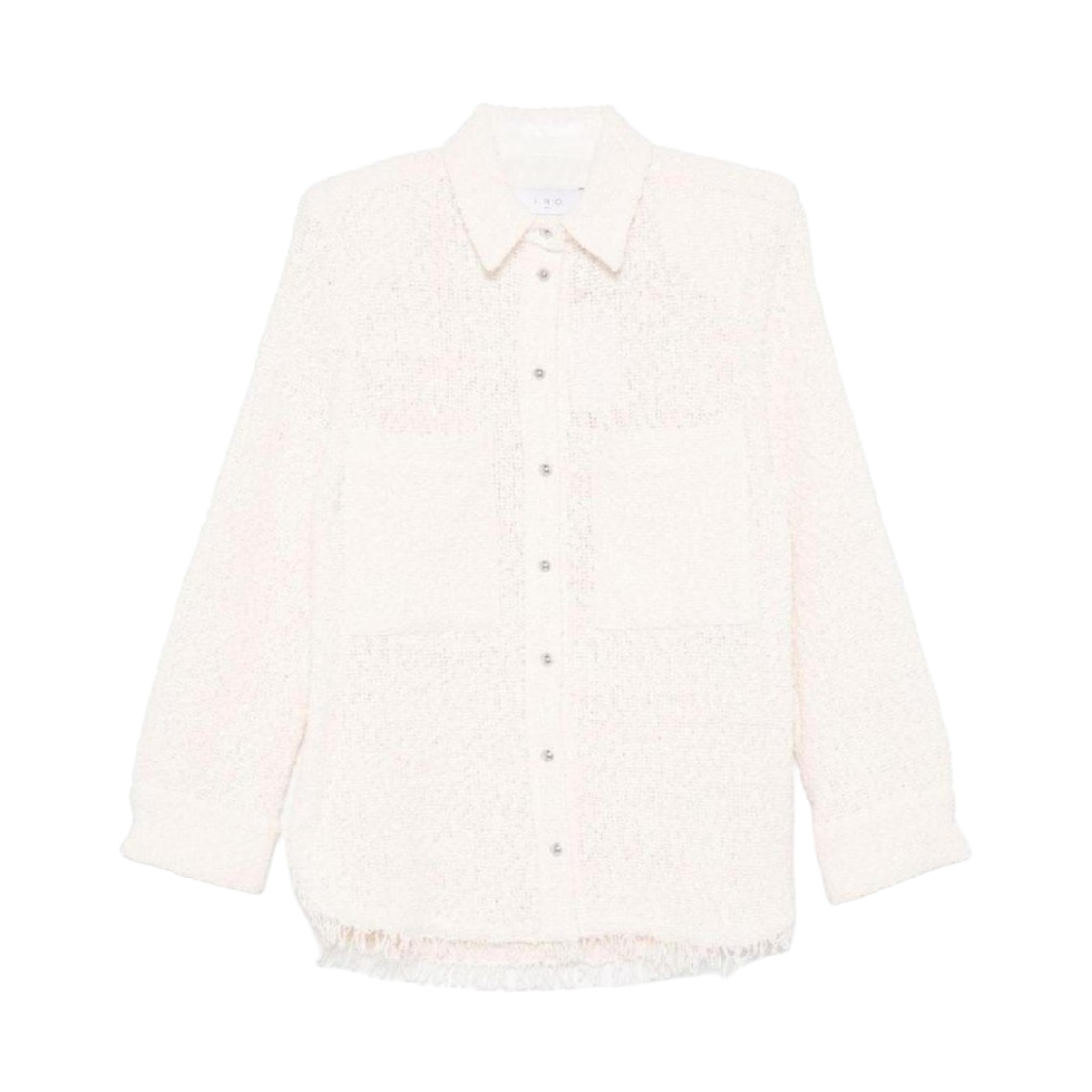 (W) 이로 솔라리아 트위드 셔츠 파우더((W) Iro Solaria Tweed Shirt Powder)