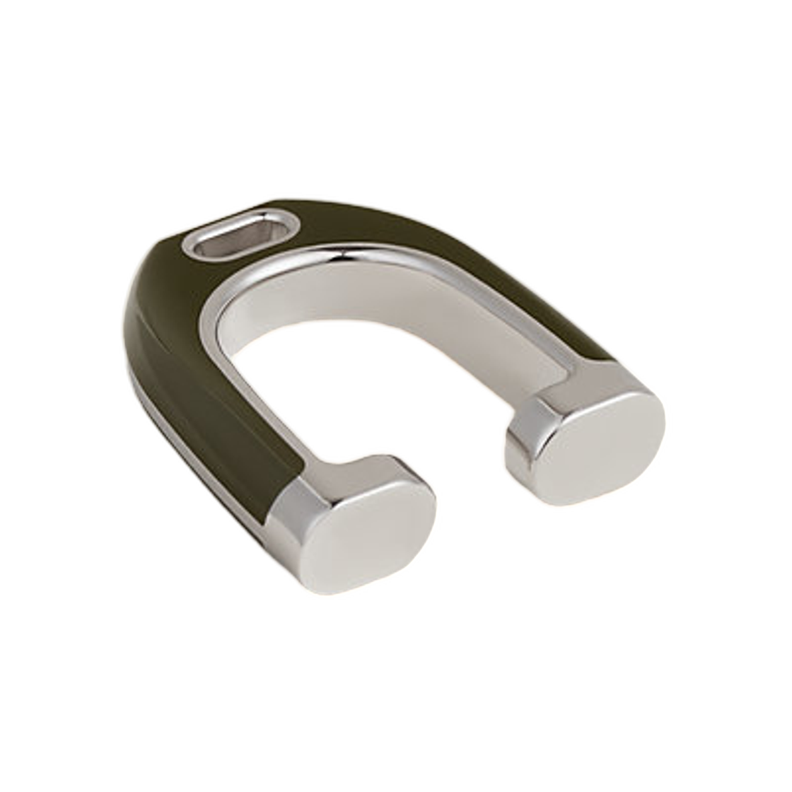 에르메스 에트리에 이어 커프 래커드 메탈 & 팔라듐 하드웨어 베르 베로네제(Hermes Etrier Ear Cuff Lacquered Metal & Palladium Vert Veronese) - 1