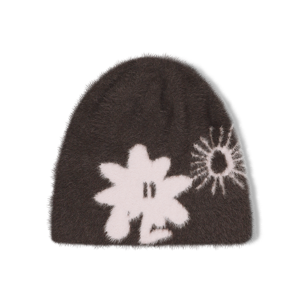 SLCO0KHWBE01BRP [트리플적립]SUNLOVE Cali Shaggy Beanie Brown/Pink