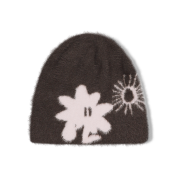 [트리플적립]SUNLOVE Cali Shaggy Beanie Brown/Pink