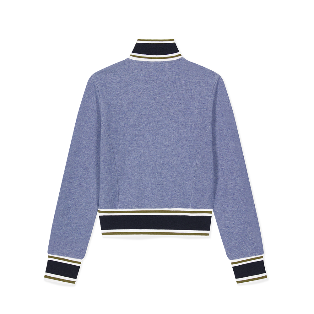 [트리플적립]썬러브 우먼스 패치 트랙 자켓 헤더 네이비([트리플적립]SUNLOVE W Patch Track Jacket Heather Navy) - 2