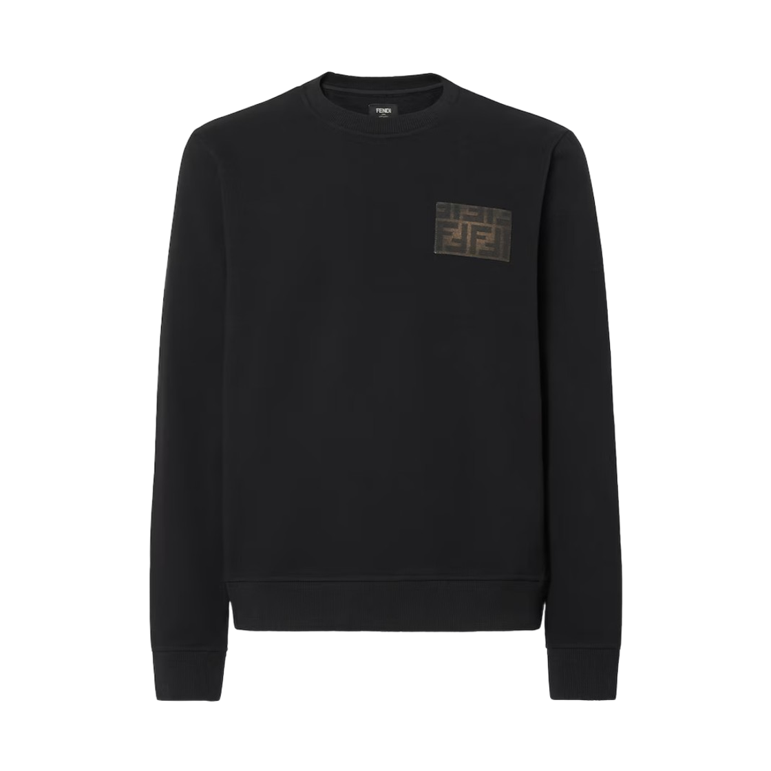 FY0178AQJ9F0QA1 Fendi Jersey Sweatshirt Black