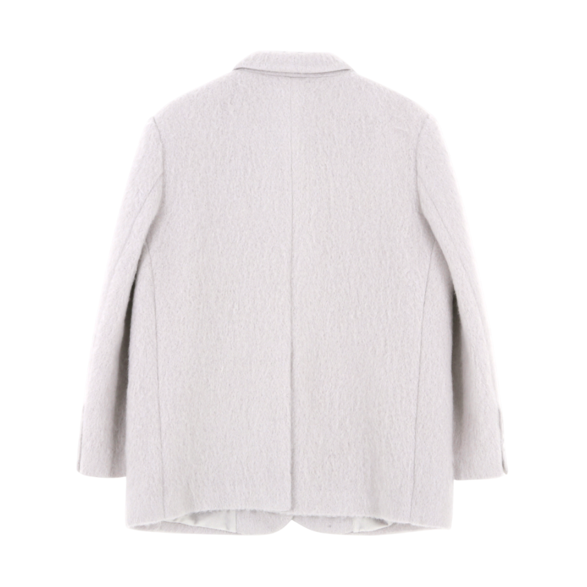아수라 모헤어 울 자켓 라이트 그레이(Asura Mohair Wool Jacket Light Grey) - 2
