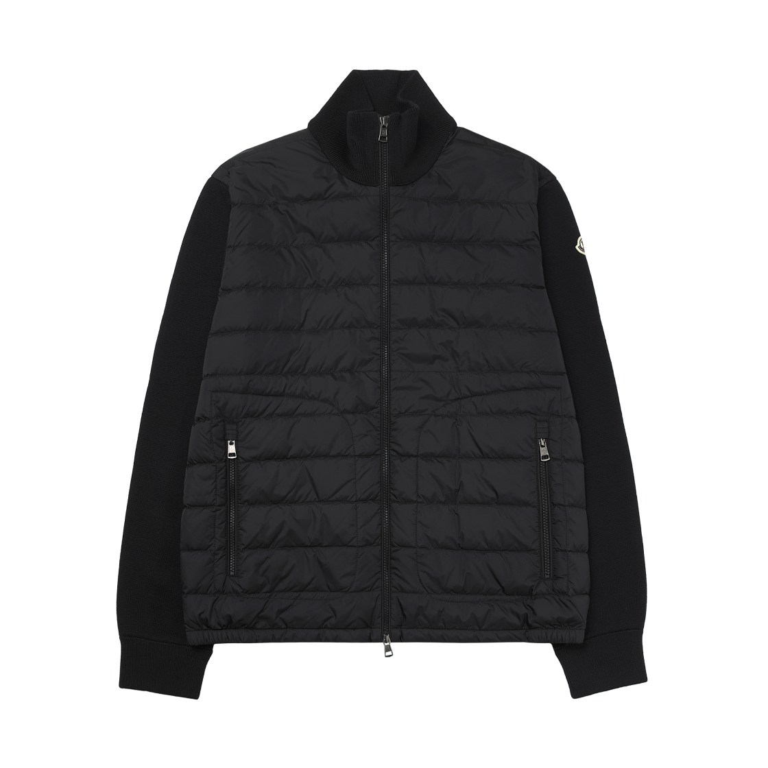 몽클레르 패딩 집업 가디건 블랙 - 25FW(Moncler Padded Zip Up Cardigan Black - 25FW)