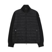 Moncler Padded Zip Up Cardigan Black - 25FW
