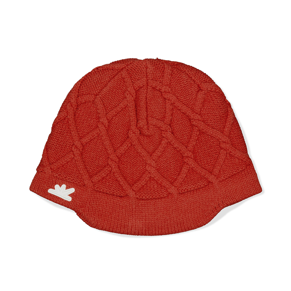 [트리플적립]썬러브 케이블 바이저 비니 레드([트리플적립]SUNLOVE Cable Visor Beanie Red)