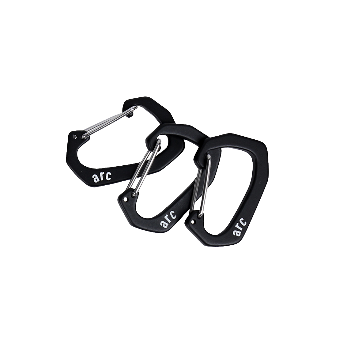 FAG42MCSBLKO ARC Mini Carabiner Set