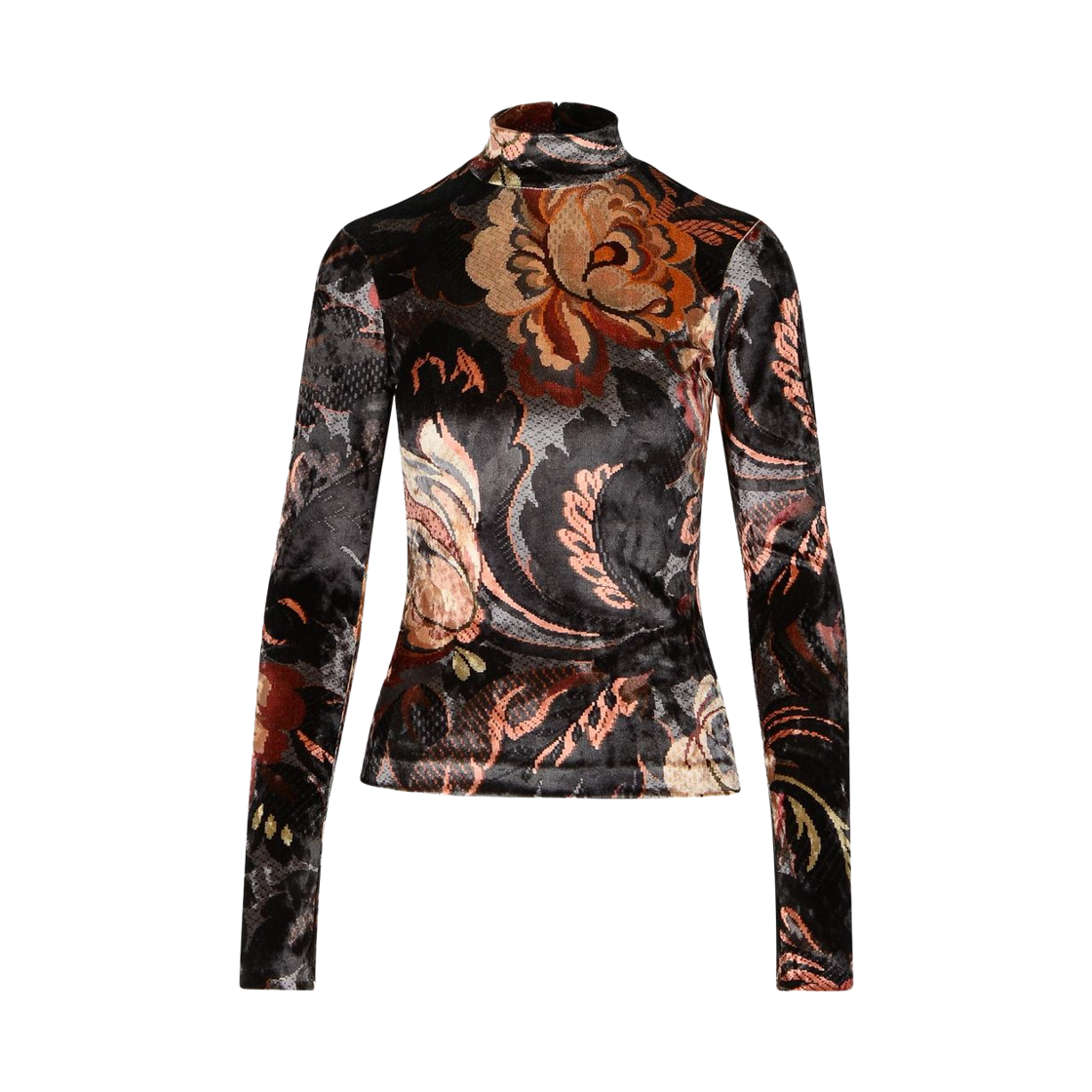 (W) 에트로 벨벳 탑 멀티컬러((W) Etro Velvet Top Multicolour)