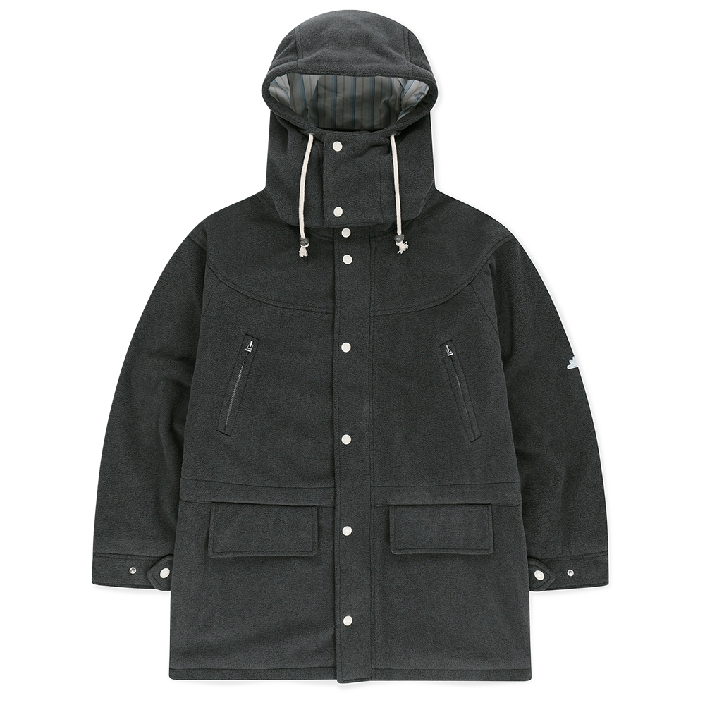 [트리플적립]썬러브 플리스 필드 자켓 헤더 챠콜([트리플적립]SUNLOVE Fleece Field Jacket Heather Charcoal)