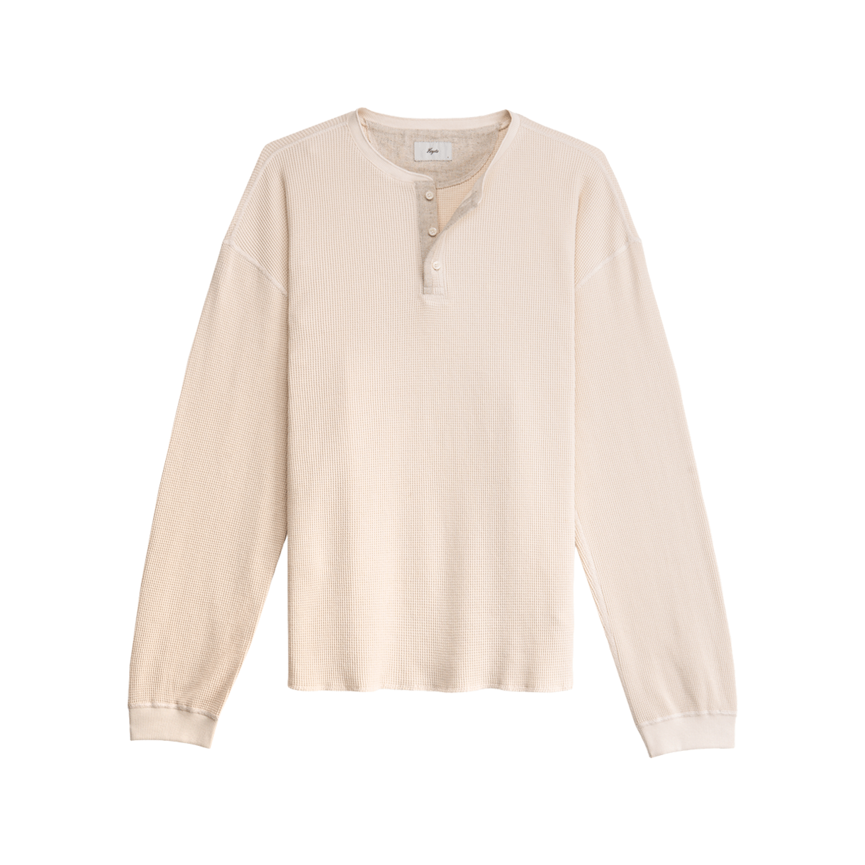 헤이스트 빈티지 써멀 니트 헨리 셔츠 로우