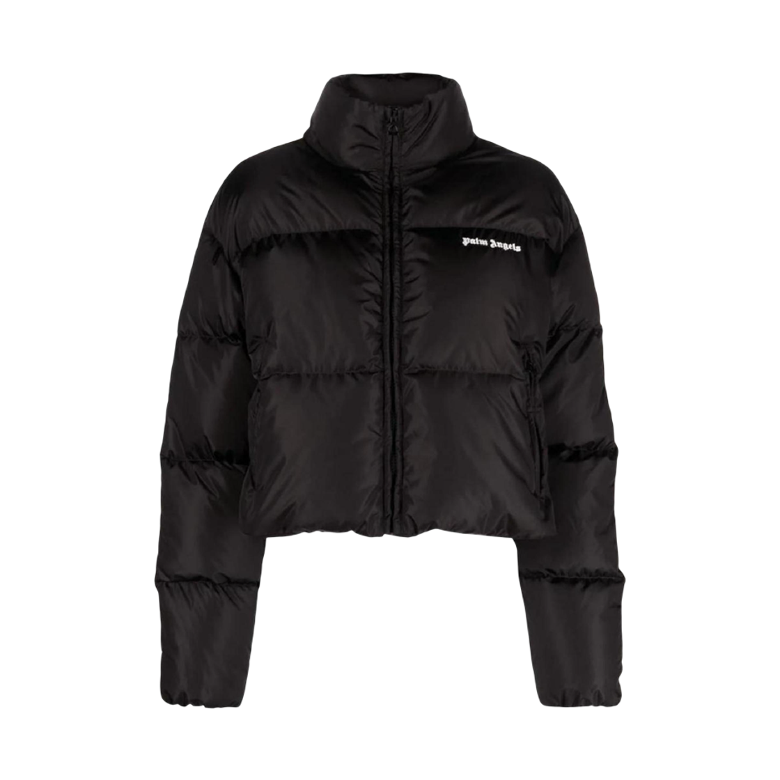 P3BWMA199 Palm Angels Crop Track Down Jkt - Black