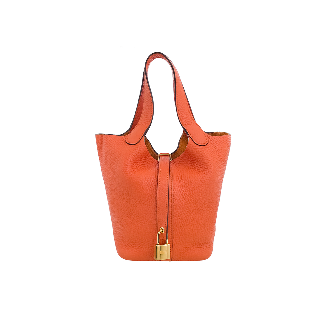 에르메스 피코탄18 오렌지 금장(5HB0573)(Hermes Picotin 18 Orange with Gold Hardware)