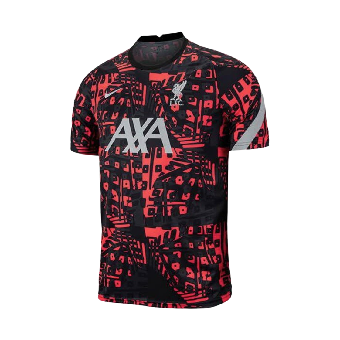 나이키 리버풀 FC 드라이 프리매치 탑 레드 블랙 (논 마킹 버전)