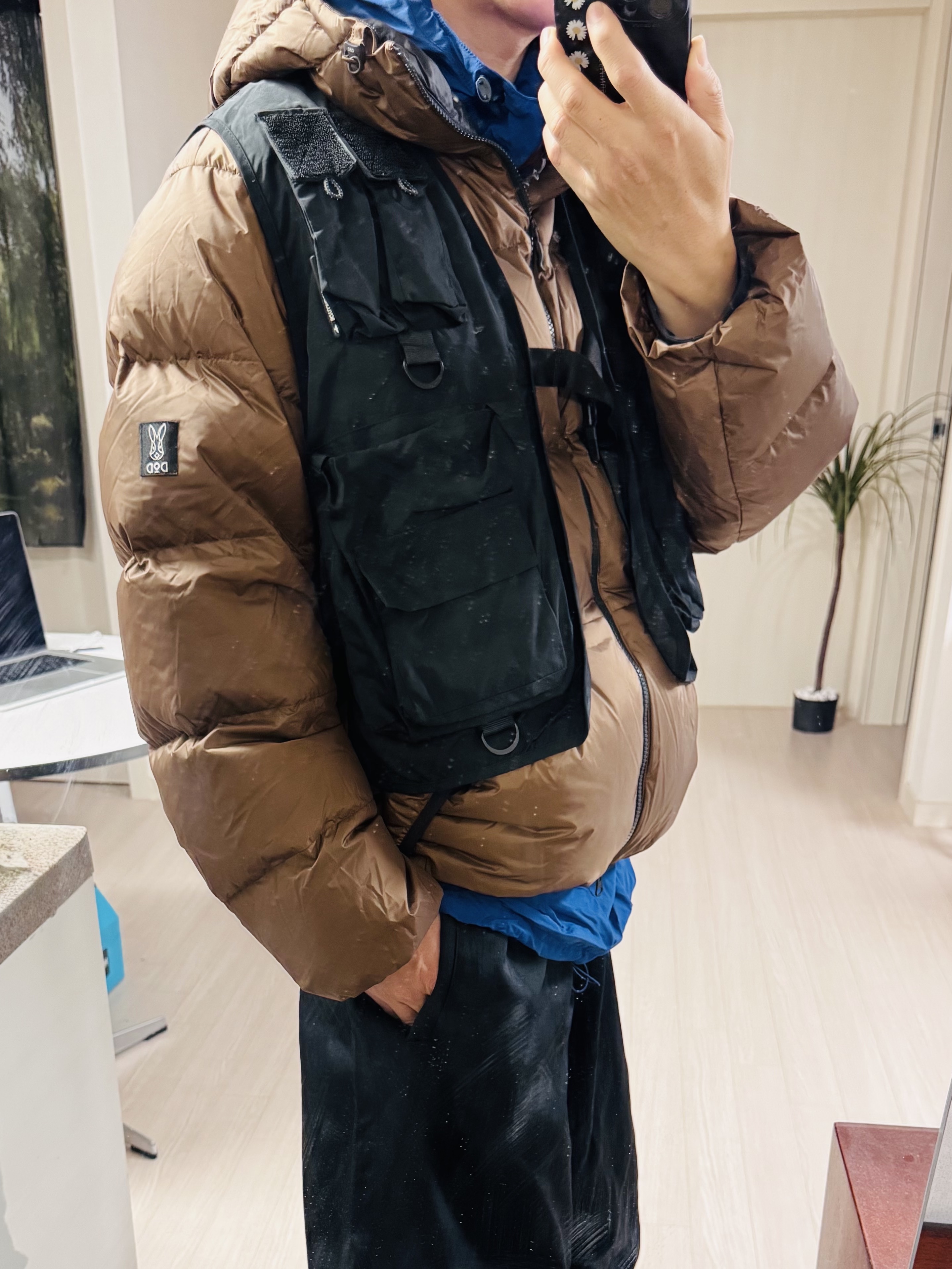 Nonnod Track Pants Black, KEEN Men Jasper Cathay Spice/Orion Blue 착용 스타일 - 3