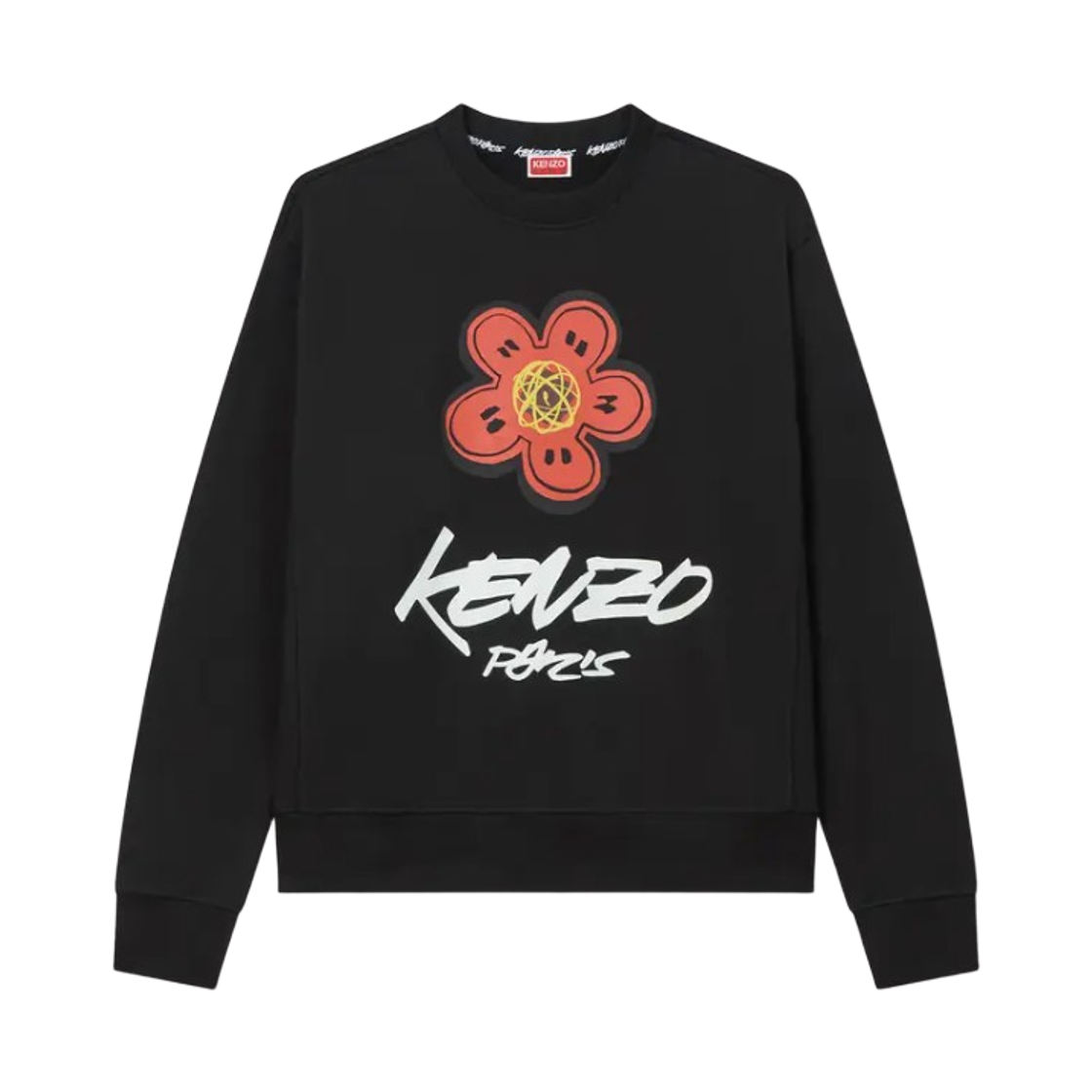 겐조 x 퓨추라 2000 코튼 스웨트셔츠 블랙(Kenzo x Futura 2000 Sweatshirt in Cotton Black) - 1