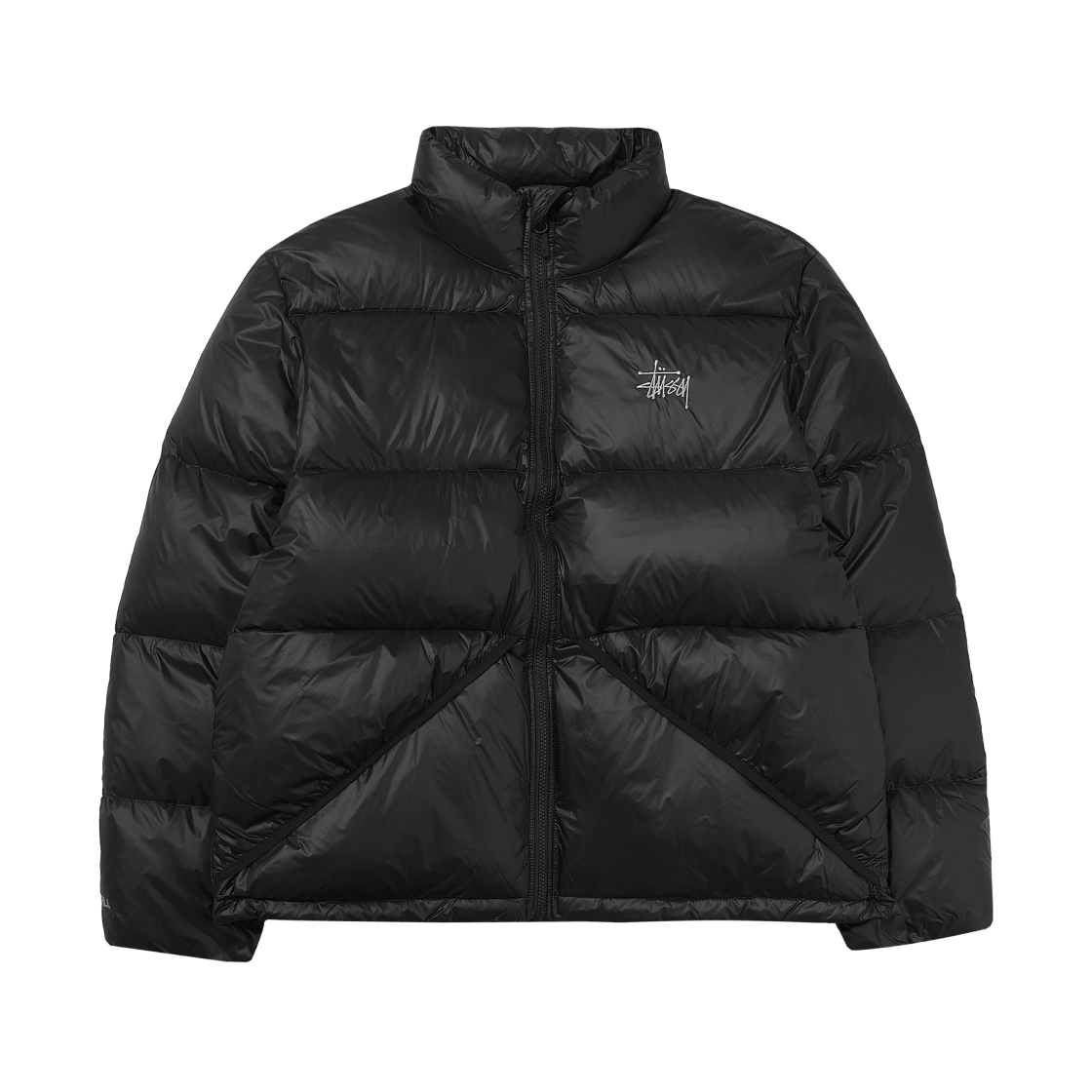 115877 Stussy Micro Ripstop Down Jacket Jet Black