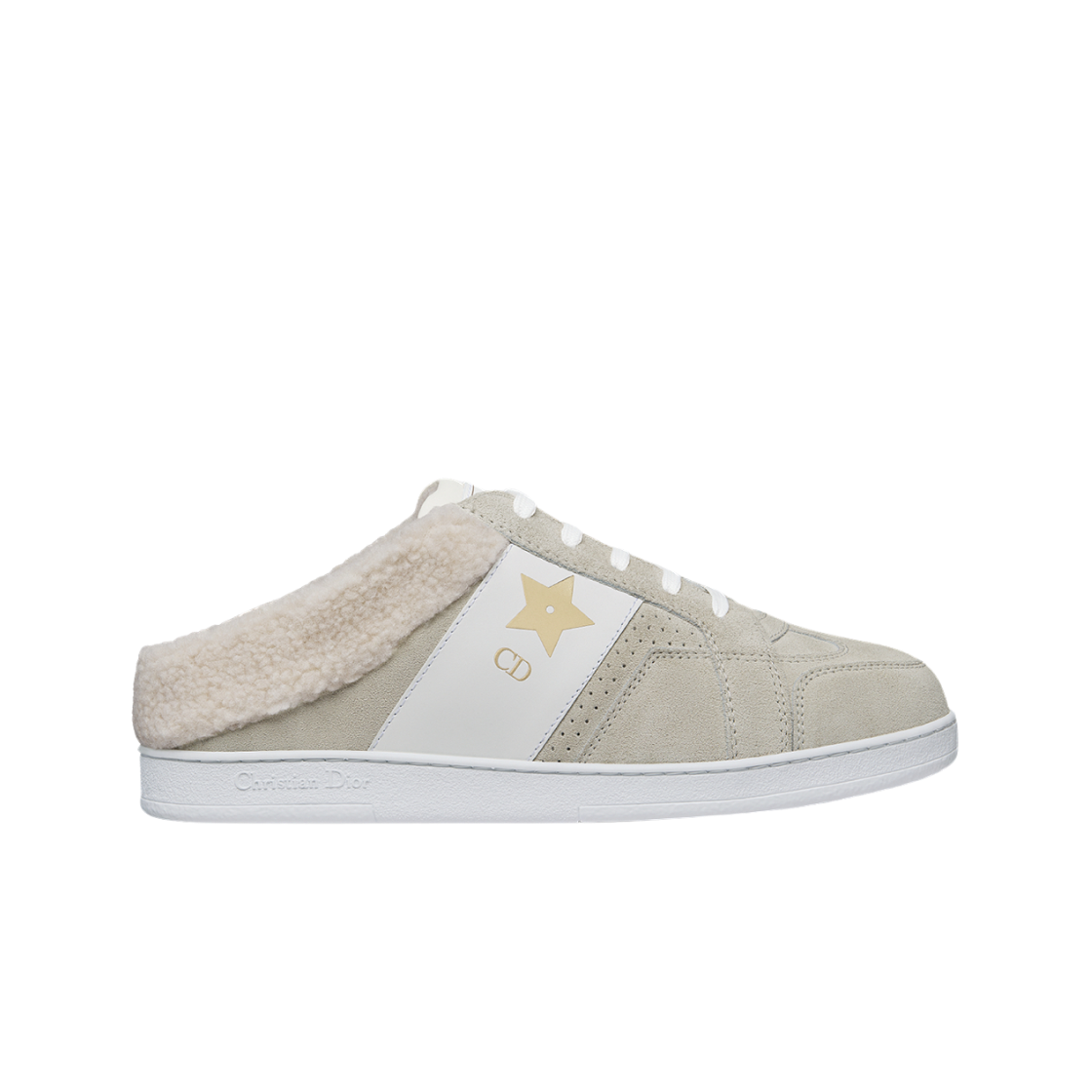 KCK369SKU-S10W (W) Dior Star Sneakers Suede Calfskin White