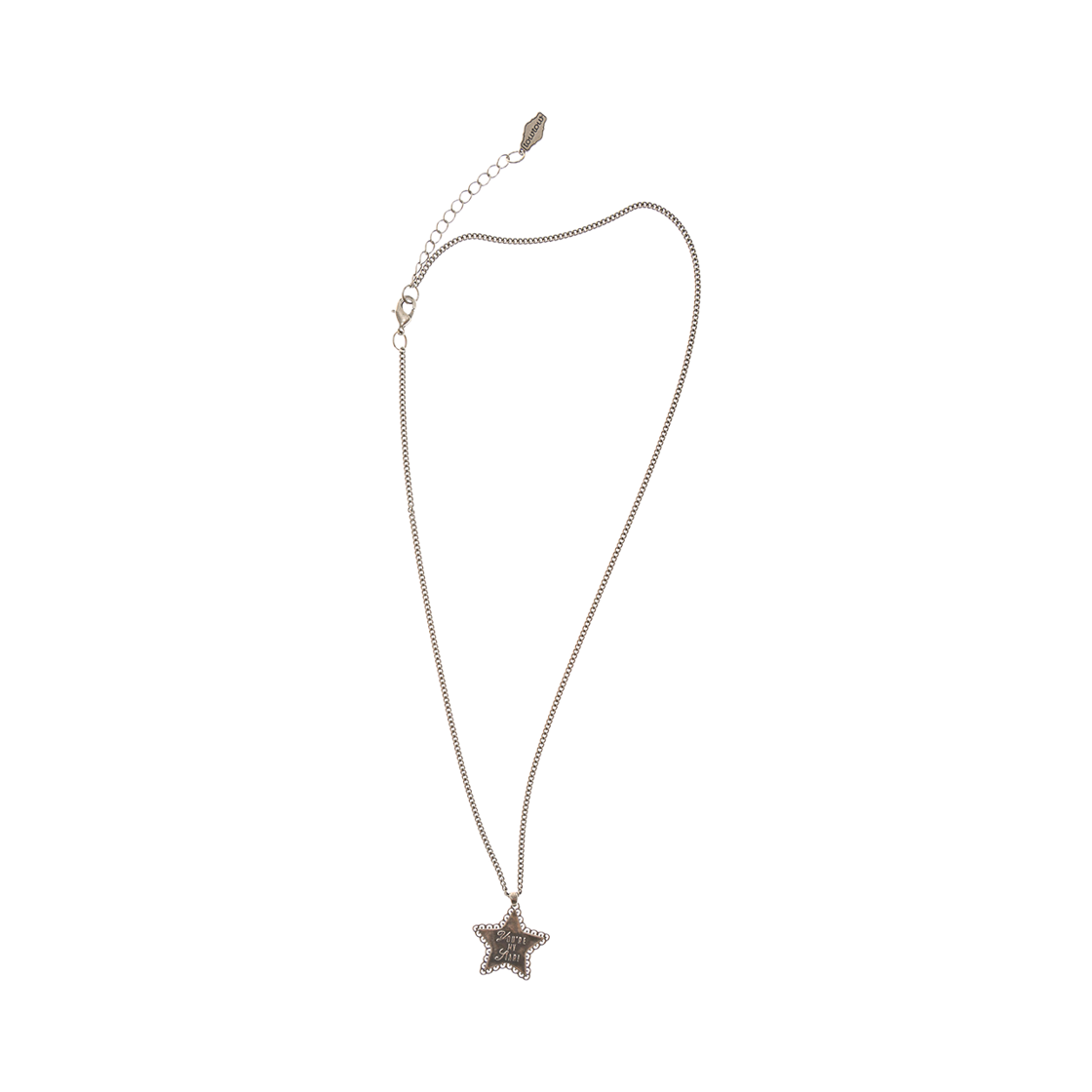 TBH52GHMN021SVON TOWTOW.ARCHIVE Wild Star Plate Necklace Silver